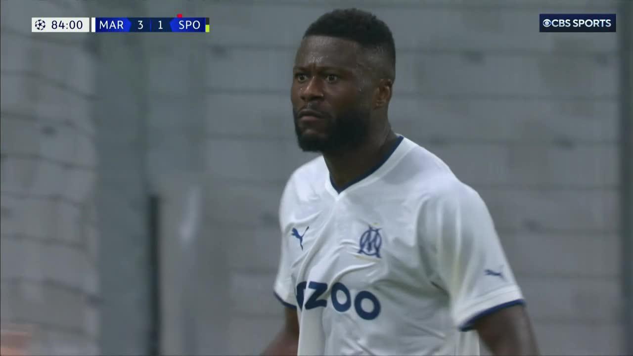 Alexis Sanchez can't put the icing on the cake for Marseille but Chancel Mbemba can! 🍰”