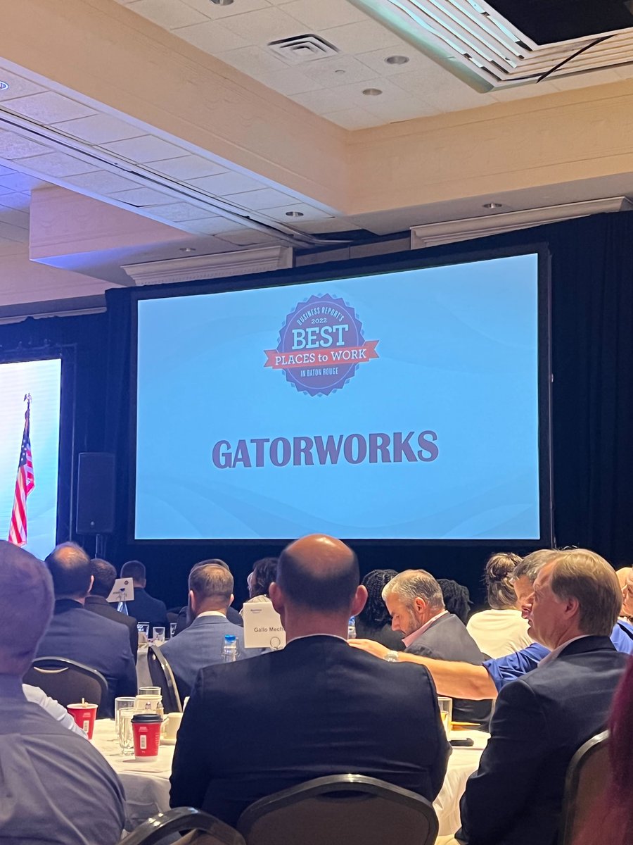 gatorworks's tweet photo. We did it ๐ผ๐๐ผ๐๐!!
Gatorworks has been voted as Baton Rouge's Top Places to Work by @brbizreport!
#gatorworks #bestplacestowork #marketingagency https://t.co/DHSRWOYo0V