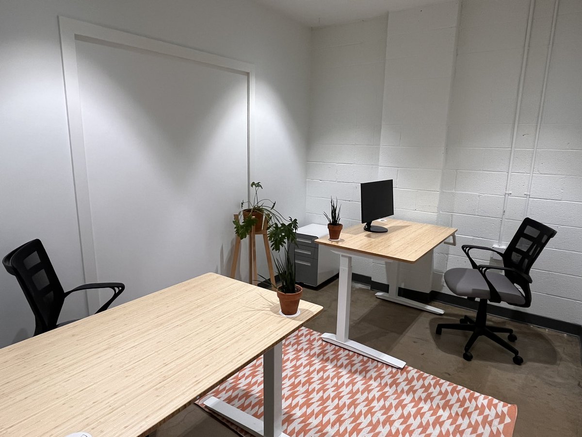 We have one office available for move in right now. 
Call or email to tour:
405.633.1903
Hello@workflowokc.com