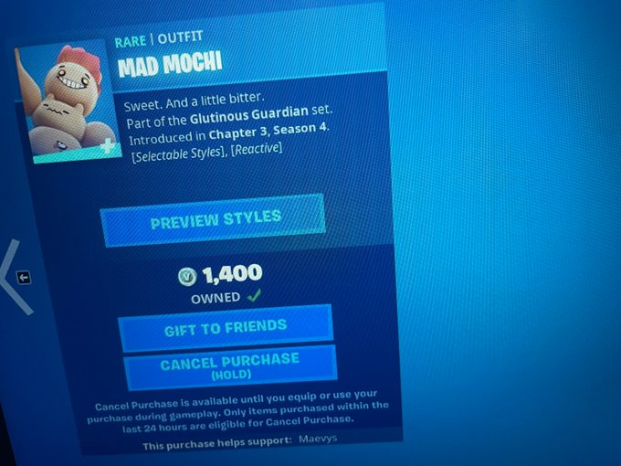 ARybowl's tweet photo. @Maevystv used your code for the new skin as well :) https://t.co/wNktdvUvxY