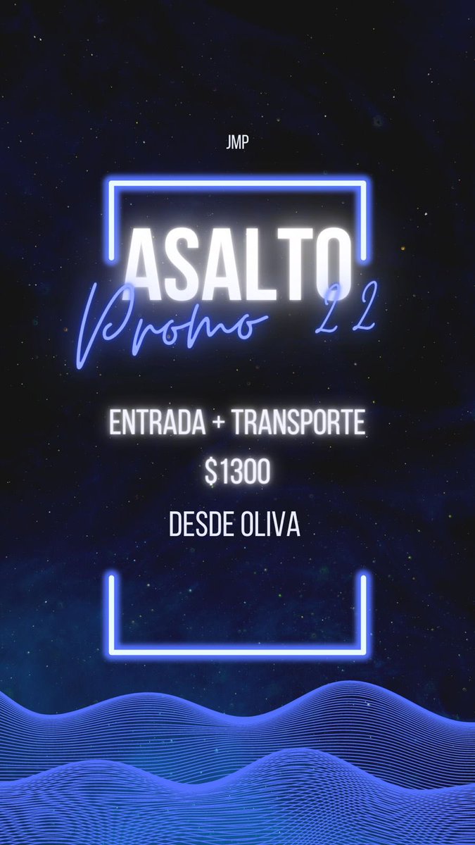 Faltan 2 días para nuestro asalto, comuníquense con cualquier rrpp para conseguir sus antis, LOS ESPERAMOS A TODOS 🥳🙌🏻