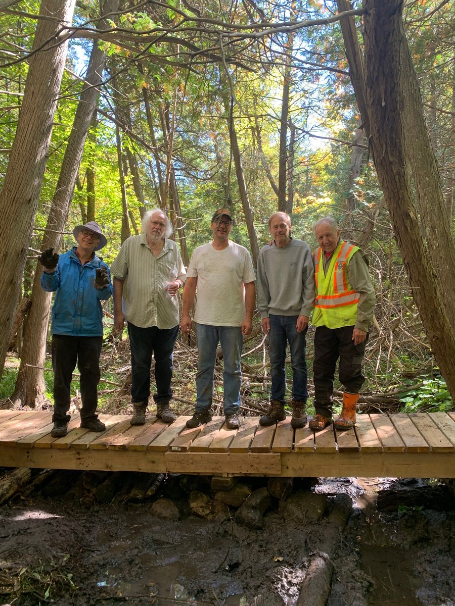 TO_Bruce_Trail's tweet photo. Volunteers from our Trail Maintenance team were out on the Great Esker Trail last wk repairing a boardwalk along the popular hiking spot. They were supporting one of the #BruceTrailPledges this month: Leave the Trail better than you found it!”
#BruceTrailPledge
#BruceTrailDay2022 https://t.co/ActvwzNBmR