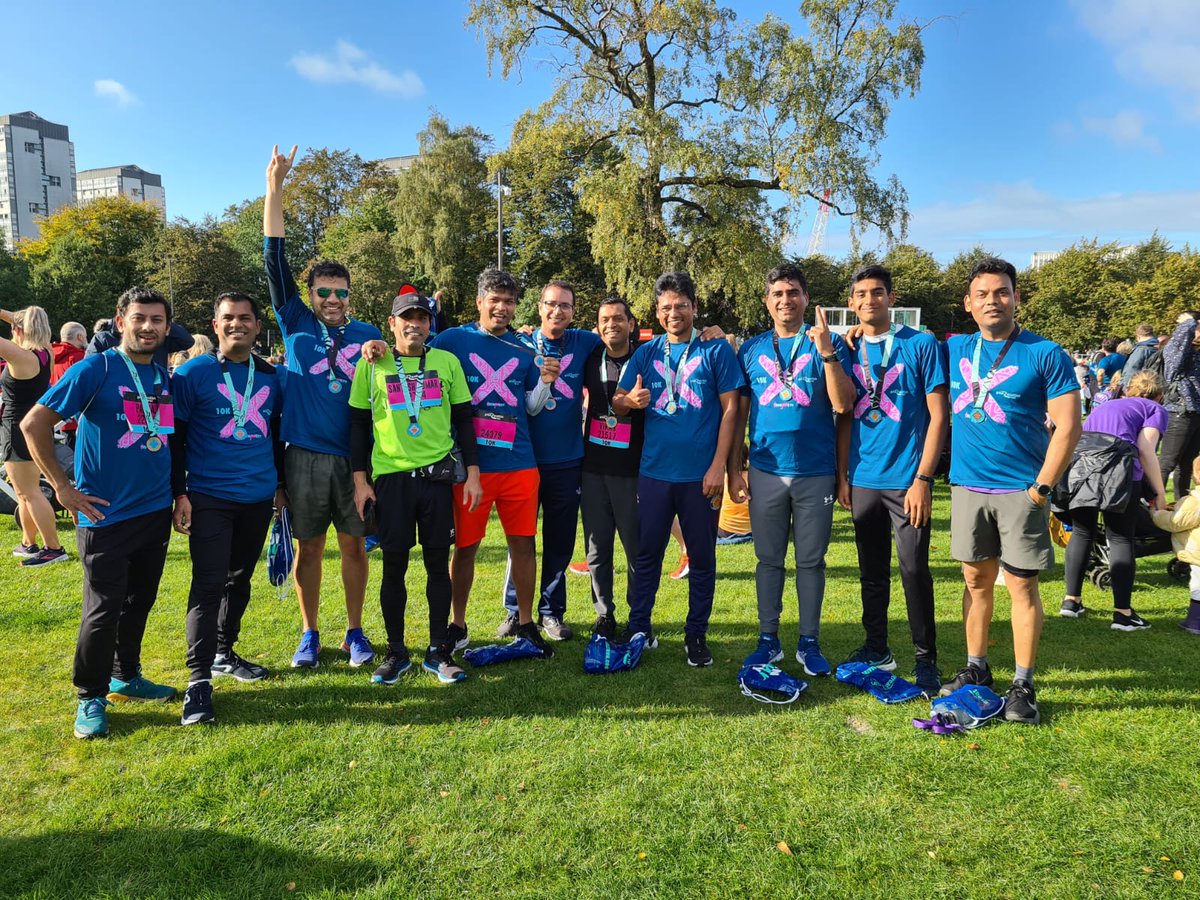 MearnsCricket's tweet photo. Mearns CC took part in the #GreatScottishRun last Sunday and put up some strong performances. Here are some photos of our runners. https://t.co/eJEuDN6GAj