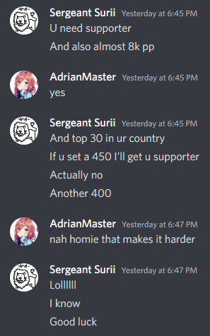 AdrianMasterosu's tweet photo. how to get osu!supporter free 2022 100% working no scam no cap no cancer https://t.co/8PXYtN5lgg