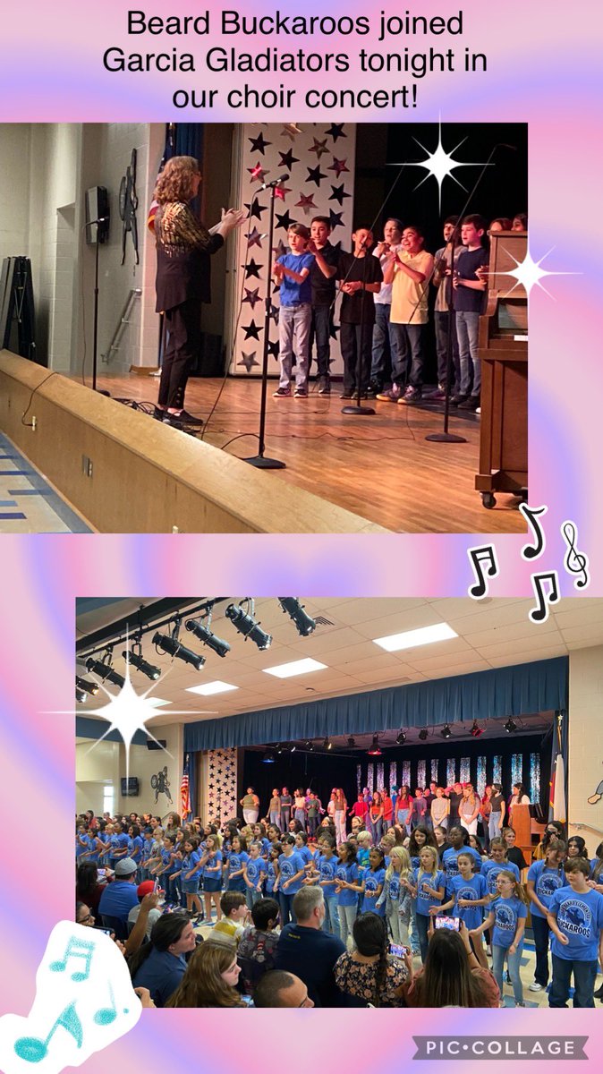 NISDGarcia's tweet photo. Students from @NISDBeard + @NISDGarcia = great choir concert! 🎶🎼🎵🎤 Way to go @KSettlesHorejsi #garciaignited https://t.co/PGu9n0a8dR