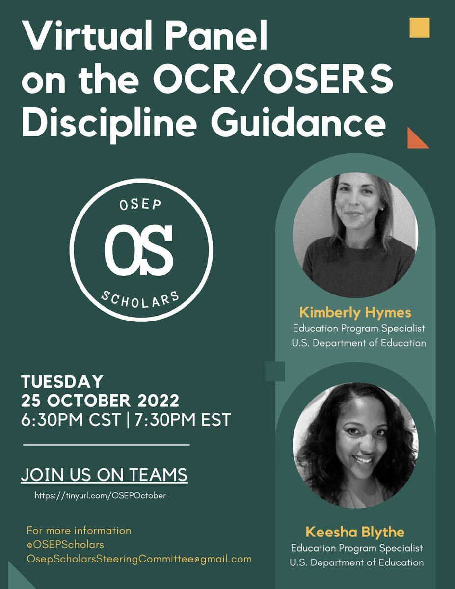 OSEP Scholars (@osepscholars) on Twitter photo 