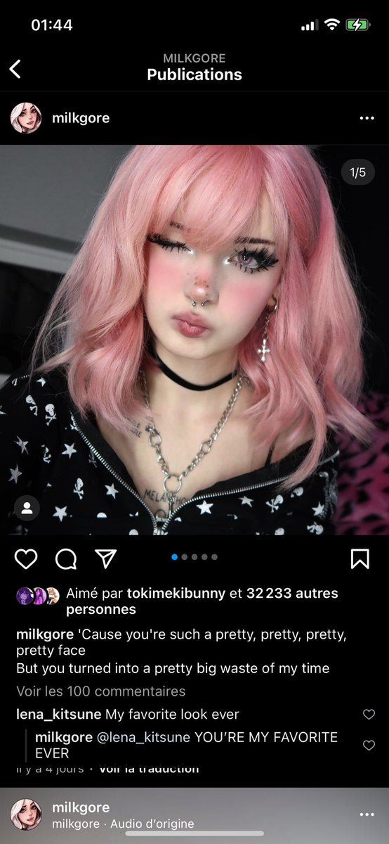 Meido💟Moon |Top 1% on my Onlyfans on Twitter: "Purple or pink hair