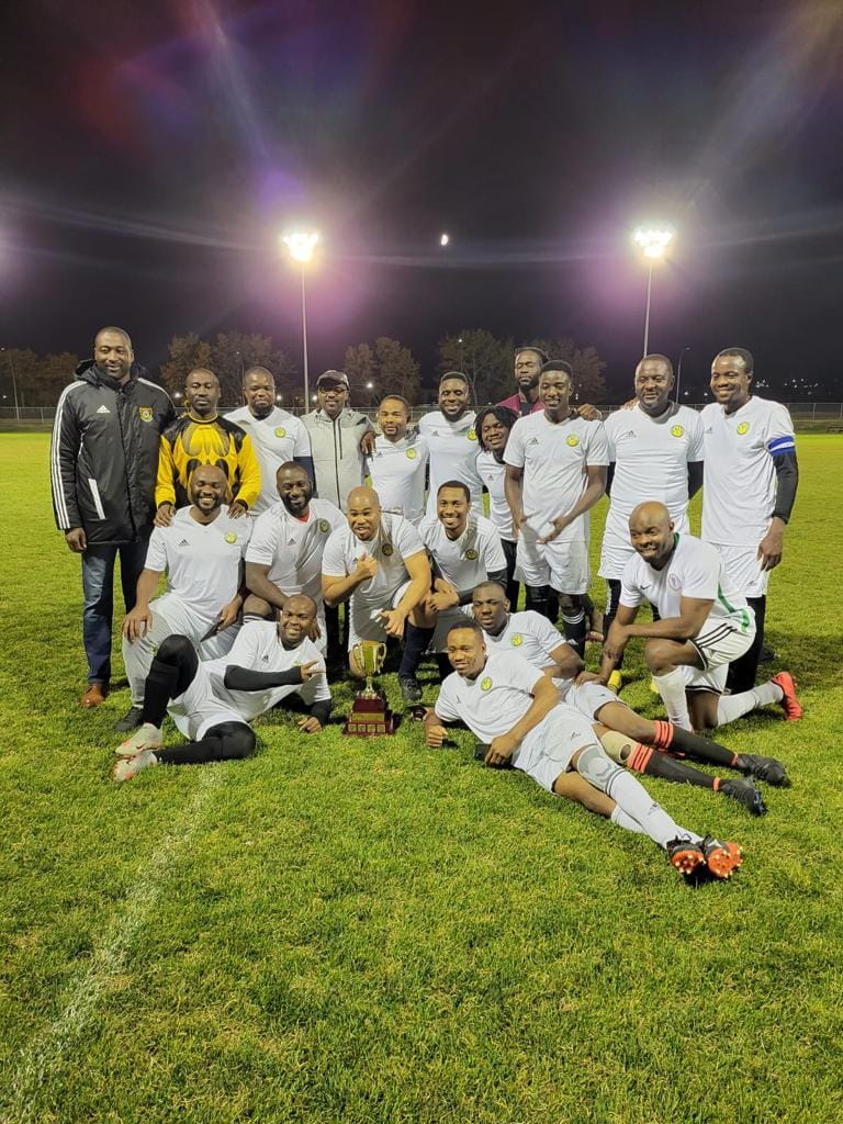 NCAC_YYC's tweet photo. Double Championship!!🏆🏆
Congratulations to the NCAC Soccer Team The Super Eagles aka "Papa Eagles" on their double championship. 
On Sept. 25th, they won The Tony Marques Memorial Trophy in a 1-0 win.
On Oct. 3rd, our dear Papa Eagles won the Centennial Cup  in a 3 -0 win.⚽️🏆 https://t.co/oXRNryIsu6