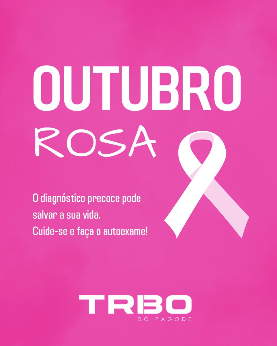 atribodopagode's tweet photo. O Outubro Rosa é uma campanha mundial de conscientização sobre o câncer de mama. É possível prevenir ou minimizar seus efeitos fazendo o autoexame e os exames anuais em um posto de saúde.

Todos juntos nesta luta. Ame-se, cuide-se, previna-se! 💕

#outubrorosa https://t.co/zDF2NIOAvW