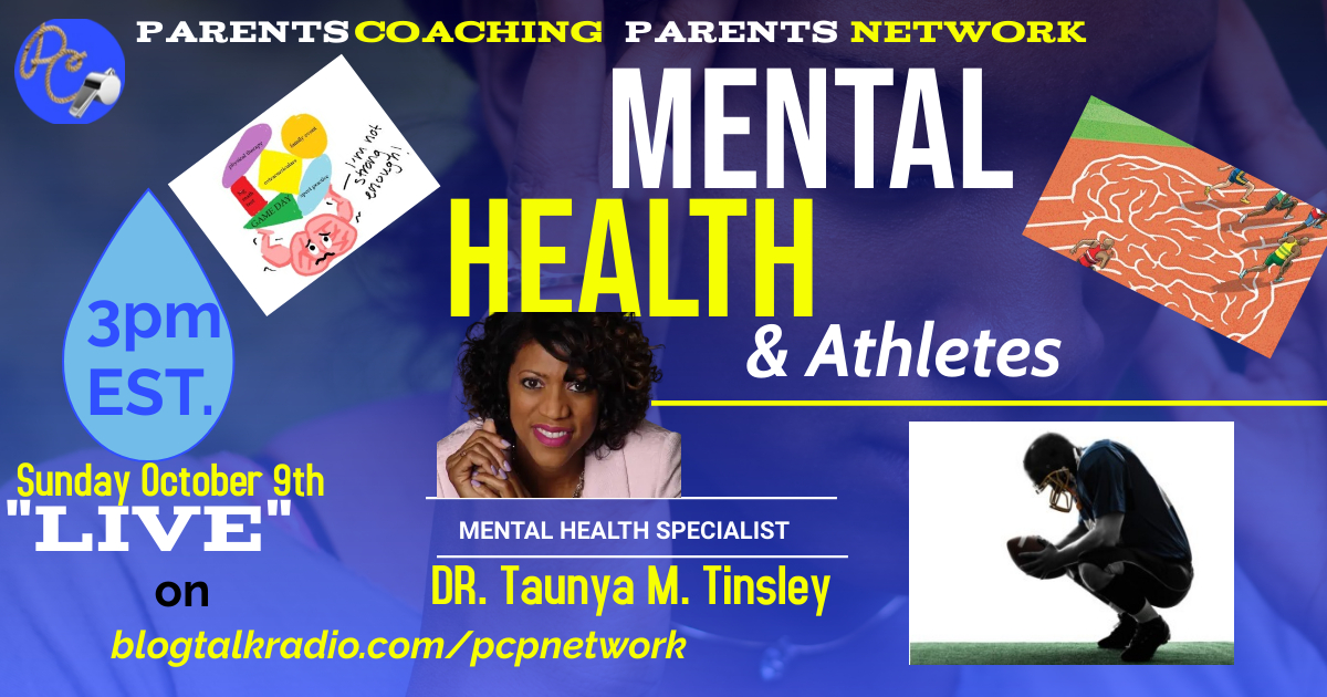 PCPNetwork's tweet image. “Coaches should be more receptive to students missing practice for mental health reasons, just as they would be if [a player] sprained an ankle. It should have the same consideration. Mental Health &amp;amp; Athletes with Dr. T. Tinsley. "Live" here on the PCP Network  FB page.