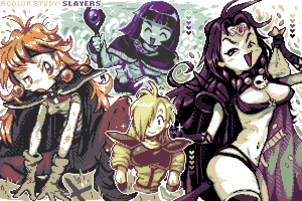 SLAYERS Studies :-D fav jrpg party  