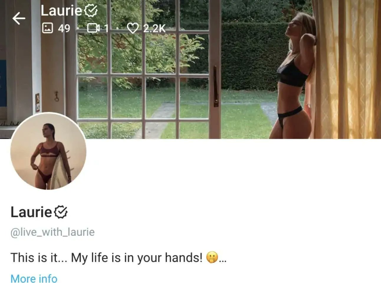 Barstool Sports on Twitter: "OnlyFans Model Lets Her Followers Control Her Life — Immediately