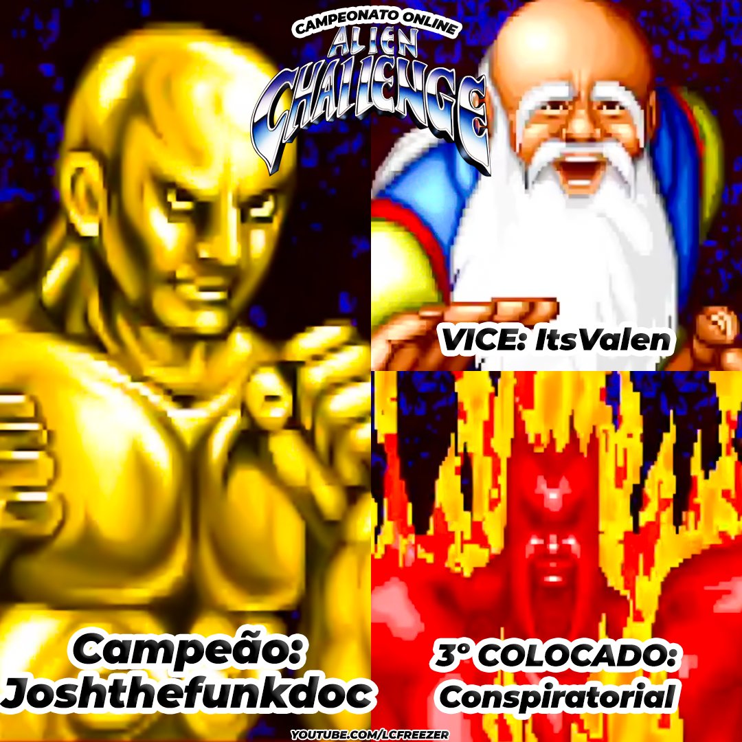 lcfreezer's tweet photo. Agradeço a todos que participaram e apreciaram o nosso campeonato intergaláctico de Alien Challenge que aconteceu ontem. Parabéns ao Top 3, que demonstrou conhecimento de jogo em lutas acirradas! Até a próxima!
#alienchallenge https://t.co/DTvqQLAZ5c