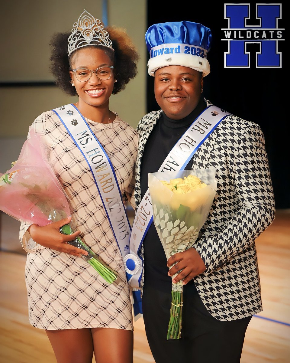 Congratulations to our brand new Mr.& Ms.Howard 2022-23 Keith Jackson and Albany Horsey!!