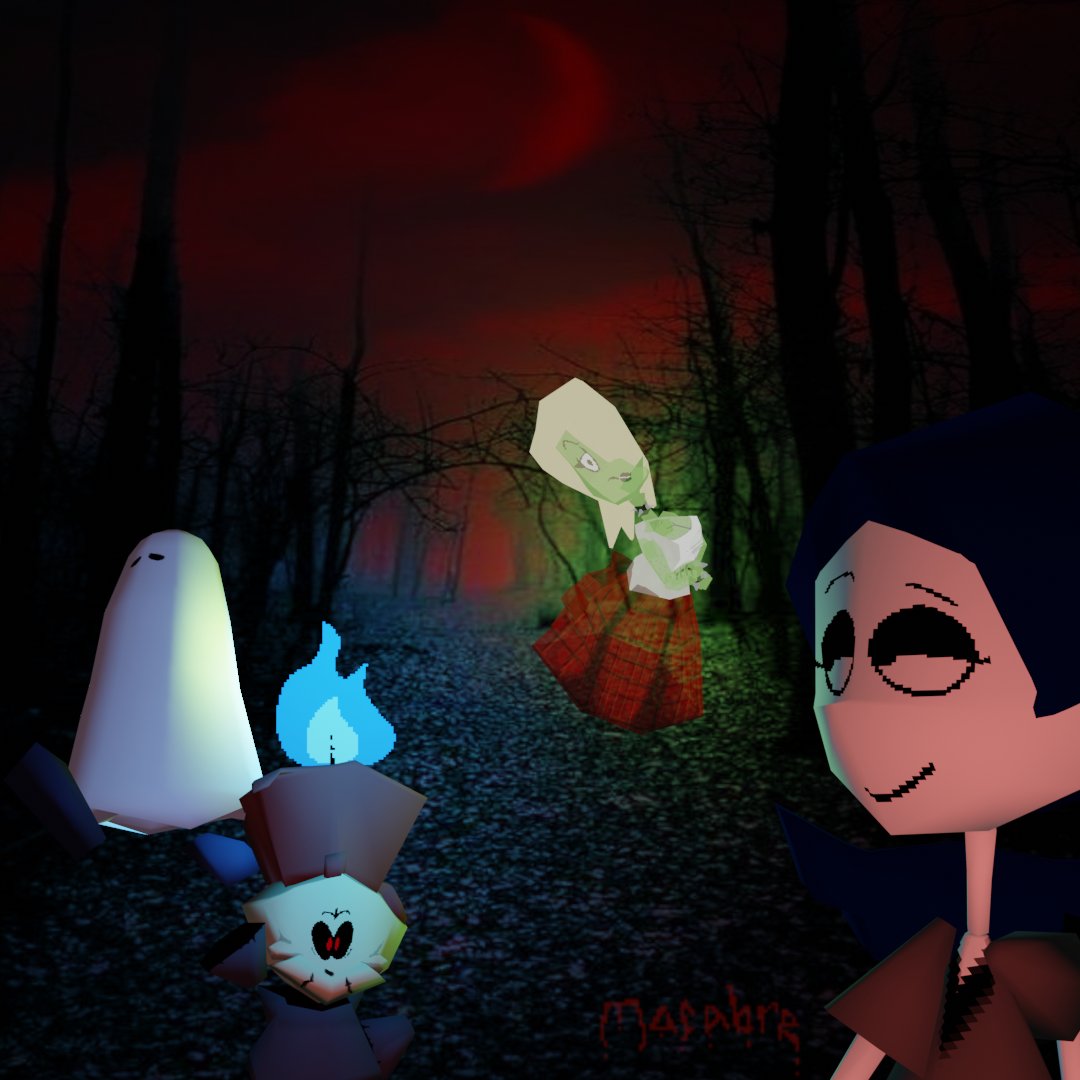 Macabre_1031's tweet photo. Lofi 3D Ghoulies!
#MacabresCrypt #HauntedDemoCartridge #blender3d #3dartist #3danimator #lowpoly3d #n64graphics https://t.co/6kcE4goCjQ