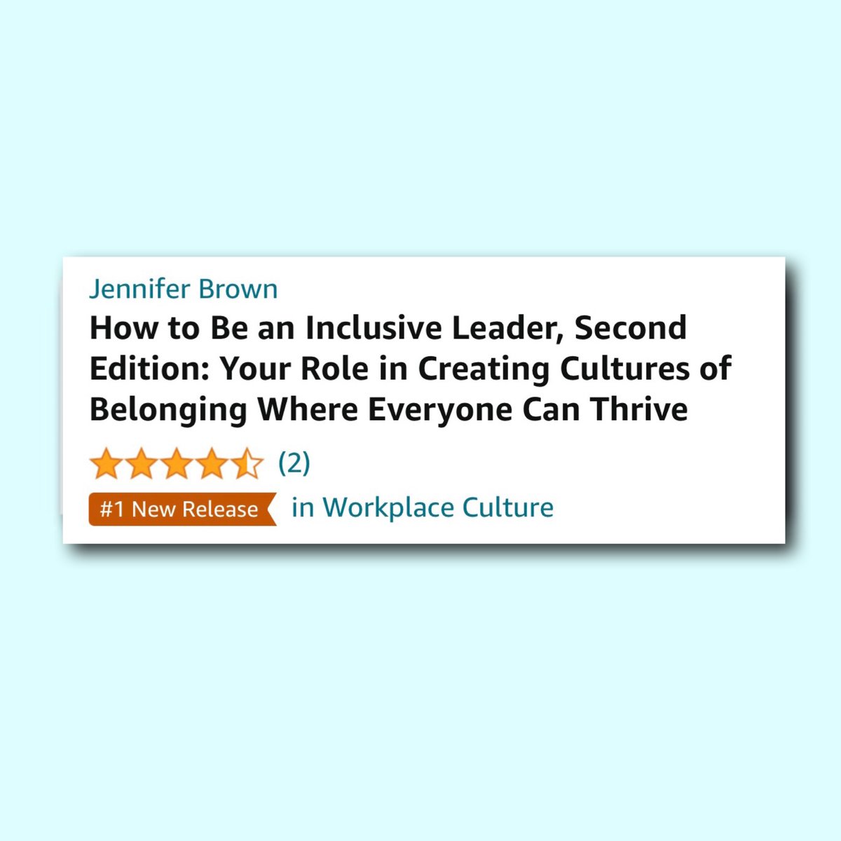 jenniferbrown's tweet photo. πThank you, thank you, thank youπ
What an amazing way to celebrate the launch of the second edition of How to Be an Inclusive Leader. You can get your copy here: https://t.co/9FjGTRQ9qz
#howtobeaninclusiveleader #newbook #booklaunch #bestseller #bookstagram https://t.co/mKo6tSgP1h