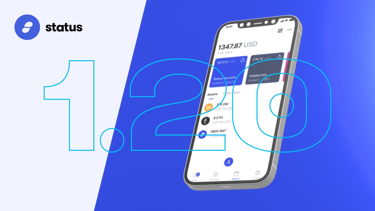 v1.20 is out! Introducing experimental support for mutual contact requests, Wallet Connect support, performance improvements, and a lot of bug fixes.
Find out more in our blog post:
our.status.im/v1-20-mutual-c…