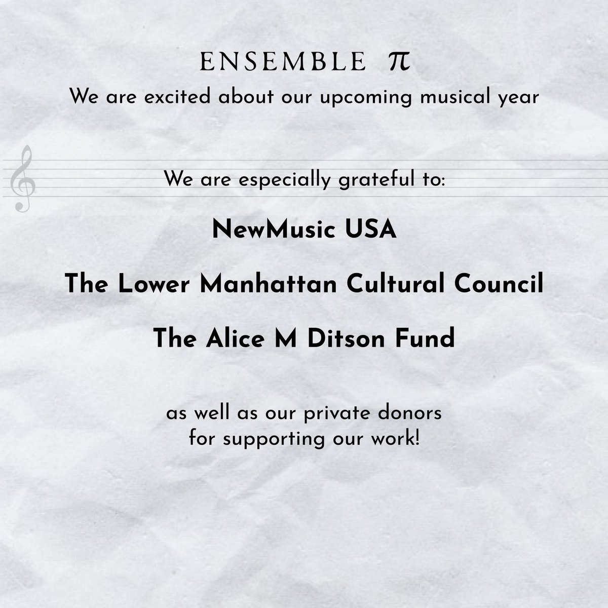 EnsemblePi's tweet photo. We are excited to share our music and message with the world for another year! https://t.co/drcezcDMg6