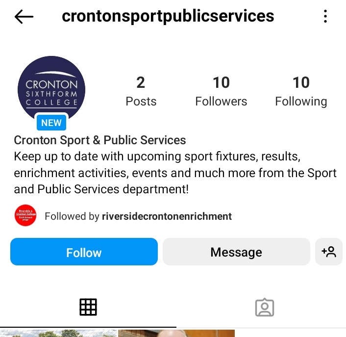 Cronton College: Sport & Public Service Department tweet media