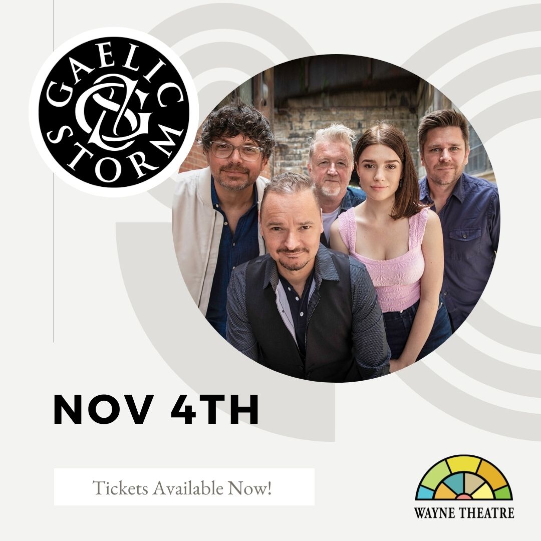 TheWayneTheatre's tweet photo. We're just 1 month away from Gaelic Storm, LIVE IN CONCERT! 

Tickets are on sale now and you won't want to miss this live music! Get tickets and details today👇
https://t.co/ndNiImpRPT (calendar link in bio)

#GaelicStorm #Concert #WayneTheatre #November4 #TicketsOnSaleNow https://t.co/2TajifYTLt