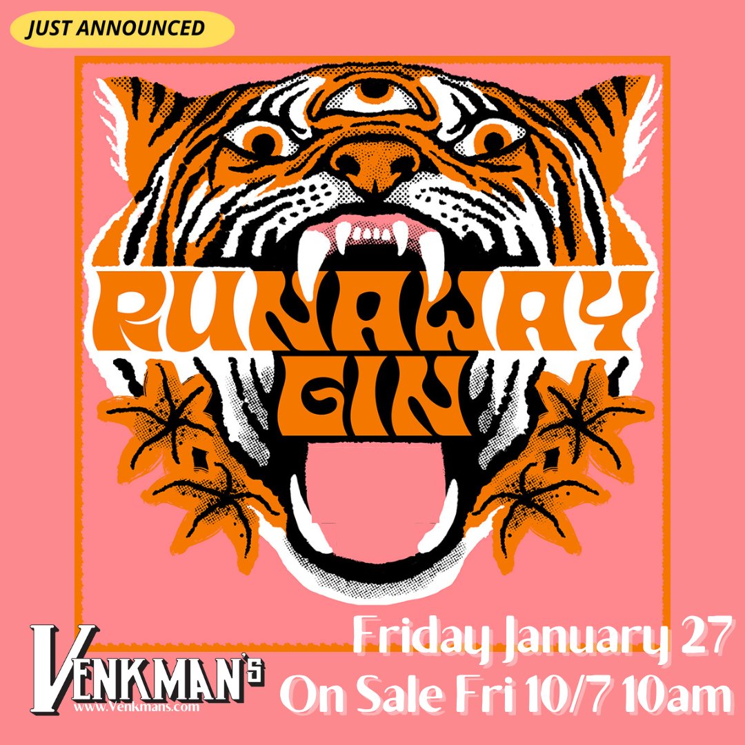WILLLLSON!  <a href="/runaway_gin/">Phish Tribute: Runaway Gin</a> returns to the V to melt faces!
Friday Jan 27
Tix on sale this Fri 10/7 10am
bit.ly/0127RunwayGinV…