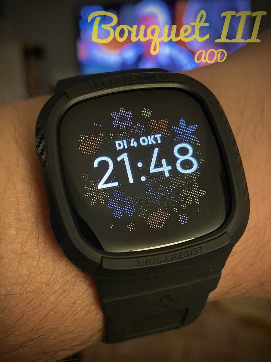 DANdFRA's tweet photo. NEW! Beautiful new “Bouquet III” #watchface #clockface by @VAW for #fitbit #fitbitversa #fitbitsense #fitbitversa2 #fitbitversa3 #fitbitversa4 #fitbitsense2 #fitbitdev #made4fitbit #fitness #steps #google #smartwatch #fashion https://t.co/LKBcRRqo2n