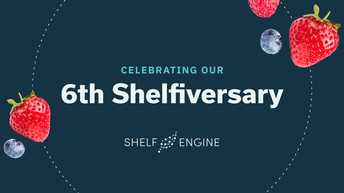 ShelfEngine's tweet photo. Happy 6th Shelfiversary to us!
Since 2016, #ShelfEngine has helped grocers grow profits and #reducefoodwaste.
We celebrated with The Sharpest Shelfie - trivia to test employees’ knowledge of the company and #groceryindustry.
Read our story here: https://t.co/iE08urxj5H https://t.co/WU4qIHrO36