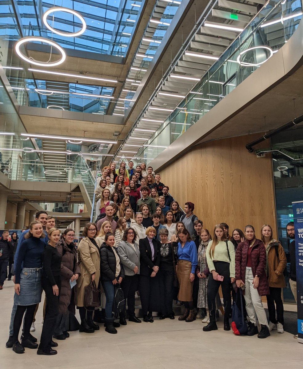 'Tonight is also an opportunity to celebrate the courage, strength &amp; resilience of our Ukrainian student community.'
<a href="/RachelSandison/">Rachel Sandison</a> opening the Ukrainian welcome event including students from our twinning initiative with the National University of Kyiv-Mohyla Academy. 🏴󠁧󠁢󠁳󠁣󠁴󠁿🇺🇦