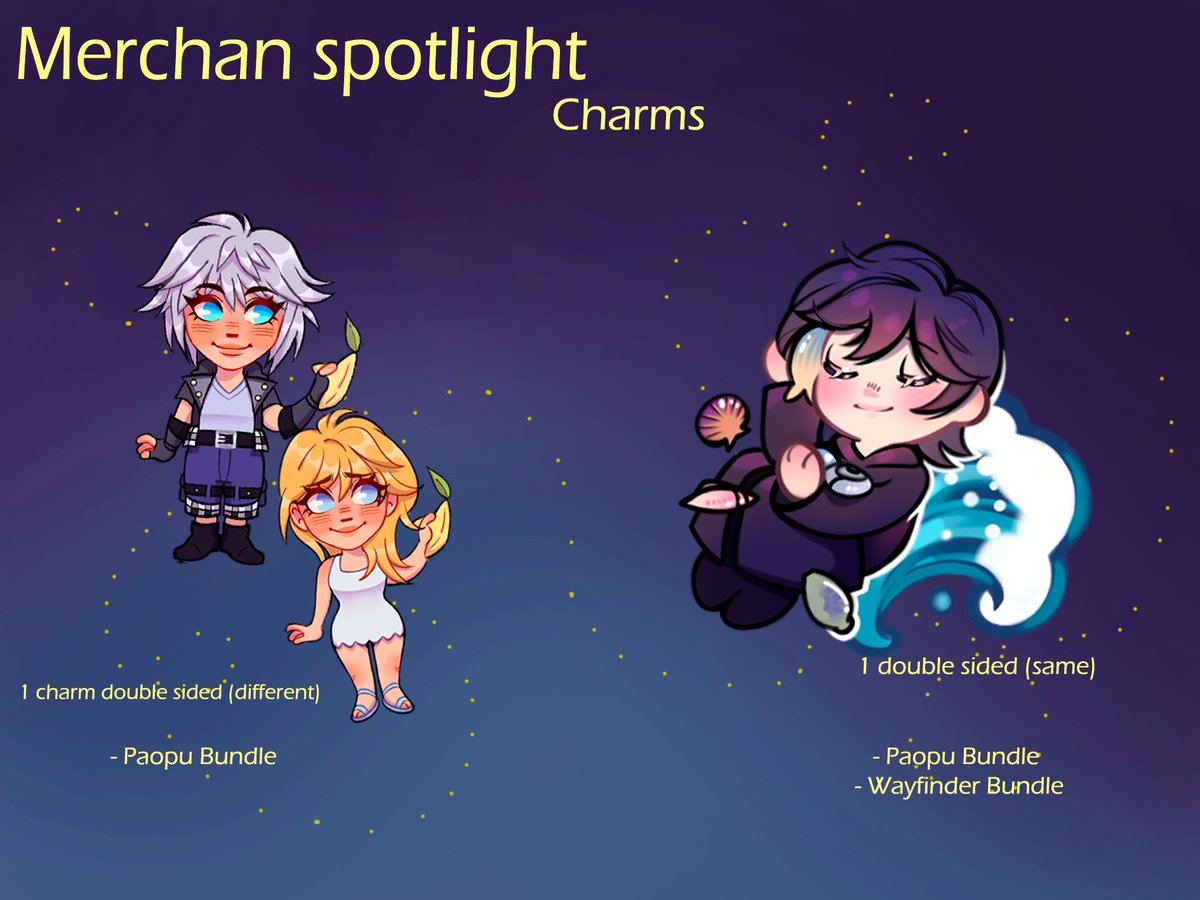 RequiemZine's tweet photo. Merchan spotlight ✨ Charms ✨

Hey there! Lets have a closer look at these amazing charms done by @animemenrock and @kahazel_

🗝️ Pre-order now at  https://t.co/v06q85vDff https://t.co/MgK0JrIHfN