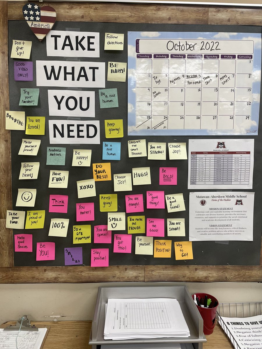 Blackle4's tweet photo. Take what you need… #sixthgrade @MAMSHighlights https://t.co/tLHPxvq0H0