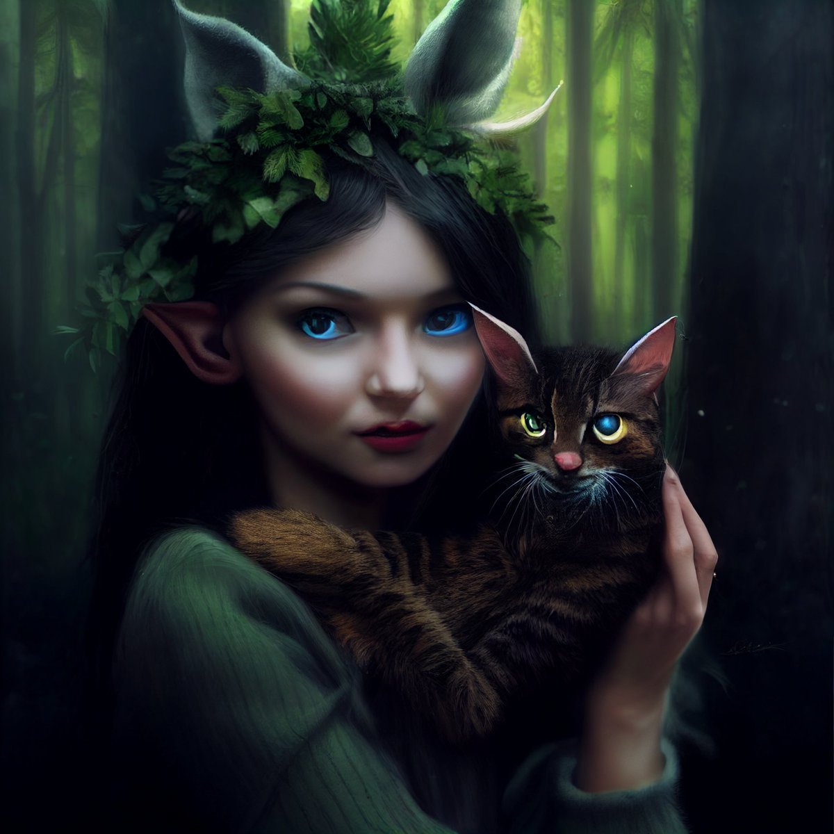 Qvelala's tweet photo. I spend way too much time on AI Art. #aiartcommunity #AIart #AIArtworks https://t.co/hW6JasCNrX