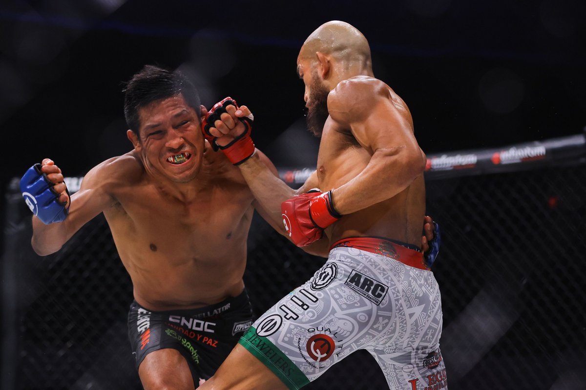 Bellator 286 fight night weights: Enrique Barzola leads card with 25.6-pound gain, two fighters suspended from divisions (<a href="/shaunalshatti/">Shaheen Al-Shatti</a>) mmafighting.com/2022/10/4/2338…