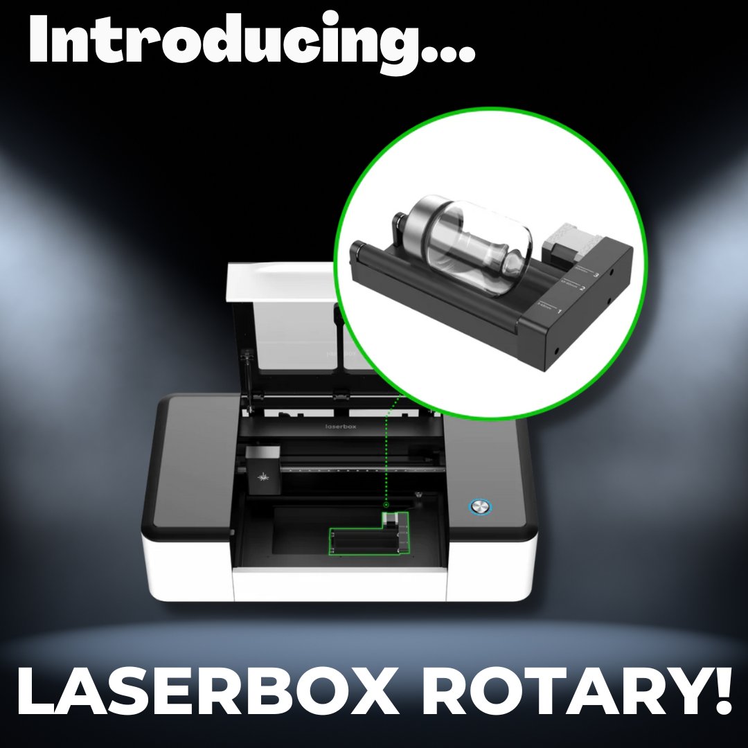 LOGICSAcademy's tweet photo. Say Hello to the best Laser Cutter Machine, Laserbox Rotary 👋

Crafting has never been easier This safe and eco-friendly machine allows you to be creative, even with your kids and students! 

Learn more about the New Laserbox Rotary Here: https://t.co/AUDG8RpmWW

@Makeblock https://t.co/JLZRj7ehUH