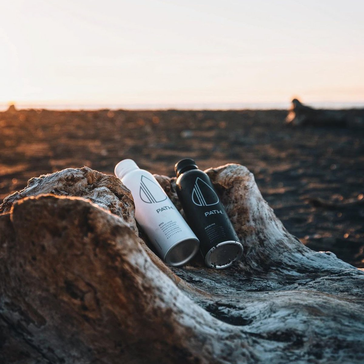 PATH is on a mission to make the future sustainable with their refillable aluminum bottles. Made in the U.S., this forward thinking company is working to eliminate the single use plastic bottle and spread their #refillit movement around the world. <a href="/drinkpathwater/">PATH</a>