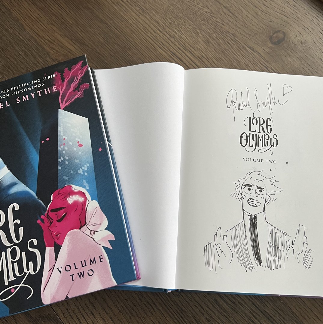 Lore Olympus Giveaway! 

Hey everyone! Lore Olympus vol 3 is coming out next week, so let's celebrate!  

On the 11th of October (PDT), I'll give away 4 signed copies of volume 2, including a fun sketch.