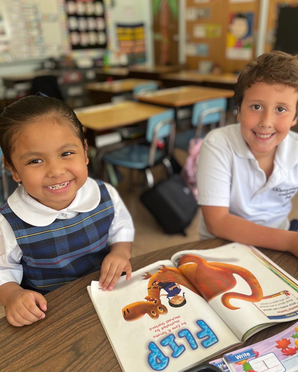 MercymountCDS's tweet image. Hold on – just one more page!  There’s nothing better than getting lost in a book with your reading buddy!