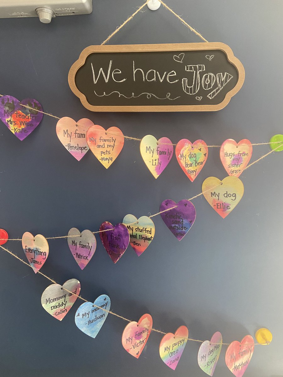 Hey <a href="/MrWisePrincipal/">John Wise</a> and <a href="/ihsuperbrave/">Kirk Koennecke</a> room 105A is all about the word of the year! Lots of joy in Kindergarten at IHPS ❤️🖤 # joy #IHPromise