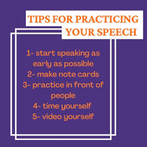 CU_CommCenter's tweet image. We hope you all are having a great start to the semester. Informative speech presentations are occurring these next few weeks and here is a couple of tips when you’re preparing! Good luck
