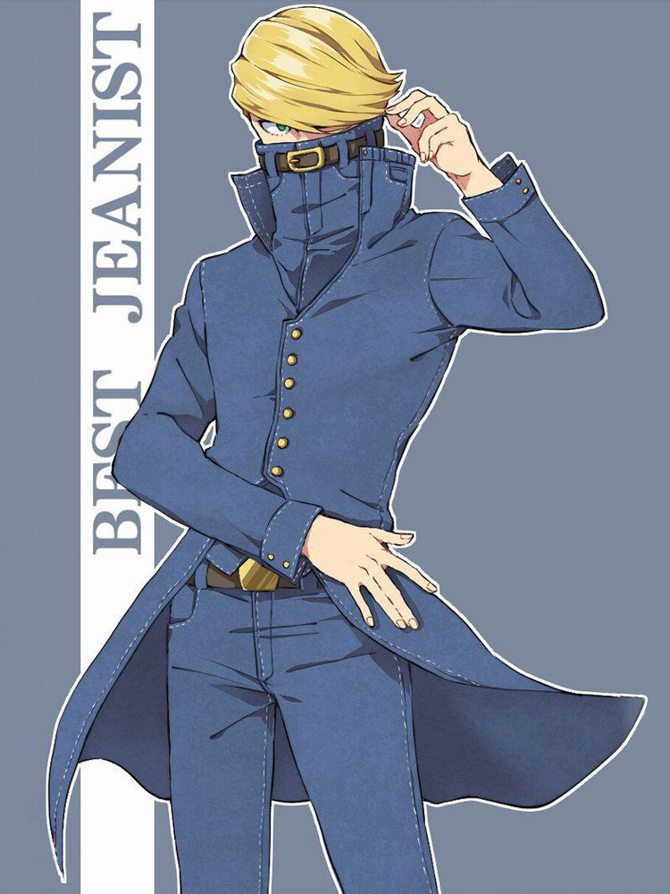 HBD, Best Jeanist!!
('My Hero Academia'Best Jeanist)
(｢僕のヒーローアカデミア｣ベストジーニスト)
#BestJeanist #MyHeroAcademia #Anitwt #Anibirthday #ベストジーニスト生誕祭 #ベストジーニスト生誕祭2022 #BHA #BNHA