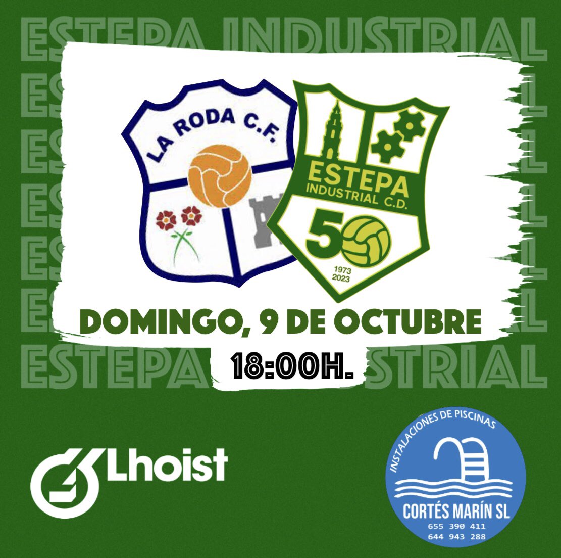 ⚽️💚 Este domingo visitamos el feudo de La Roda C.F. 🟢⚪️

#vamoslosverdes💚💪⚽️
