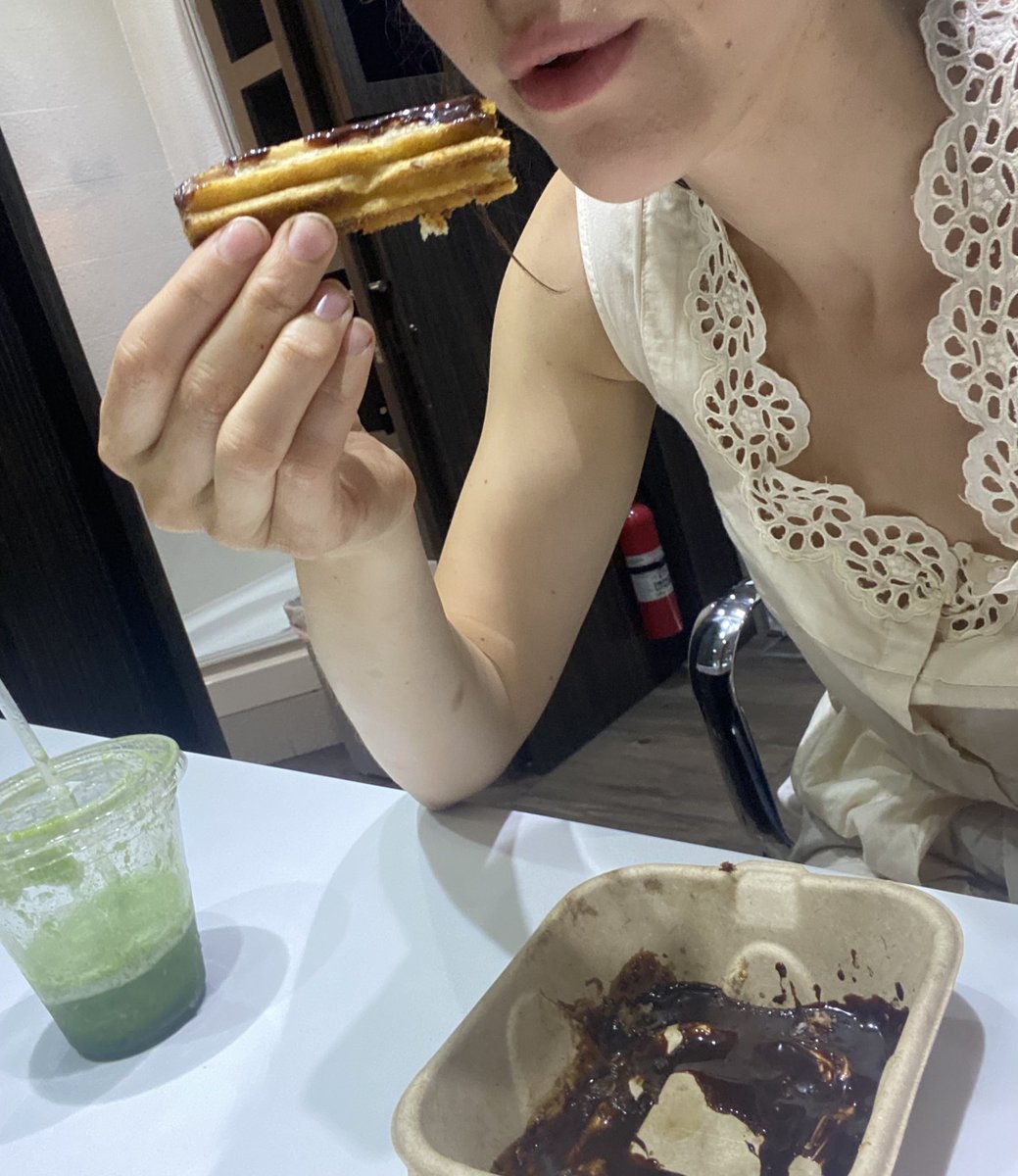 eating healthy means offsetting your churro’s with green juice