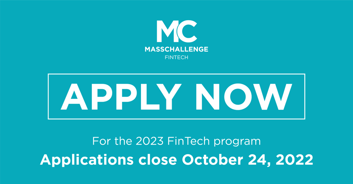 MassChallenge's tweet photo. 🚨 OPENED TODAY: #FinTech apps, founders already started applying bc they seek:
#EquityFree Enterprise partnerships to solve industry issues in #Web3, #Blockchain, #InsurTech, etc w/ C-Suite support, budget, &amp; resources
Office Hours: Tue &amp; Thu
Apply now 👉 https://t.co/CYirUcNVpd https://t.co/31NLYXLenh