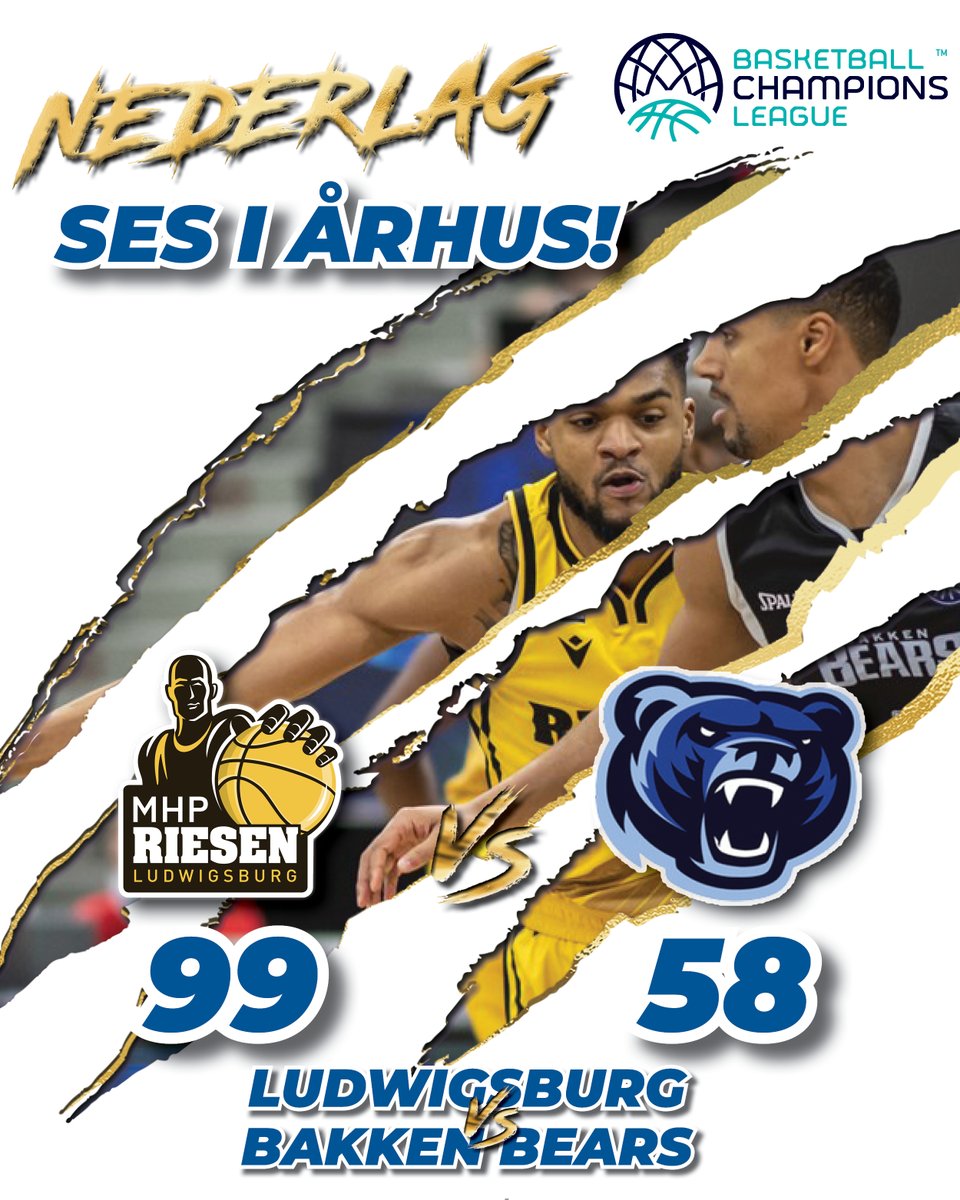 - Vi vidste det ville være en svær kamp, men det siger sig selv at når modstanderen tager flere angrebsrebounds end man selv har rebounds i alt, så kan man ikke vinde på dette niveau, sagde anfører Morten Sahlertz efter kampen.
bit.ly/3V01if3