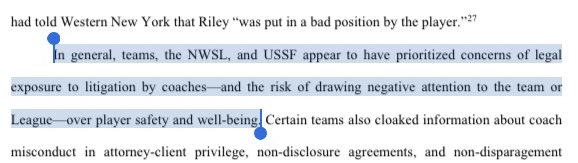 This is the bottom line. Organizations, owners, leaders chose  the image of the league/club before the safety of the players that make it up. WE were put in a bad position. As HUMANS we deserve(d) better.
