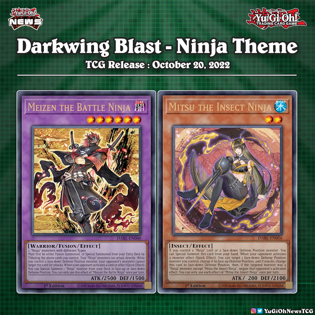 YuGiOh News on Twitter " 𝗗𝗮𝗿𝗸𝘄𝗶𝗻𝗴 𝗕𝗹𝗮𝘀𝘁 tomboxcreations revealed the
