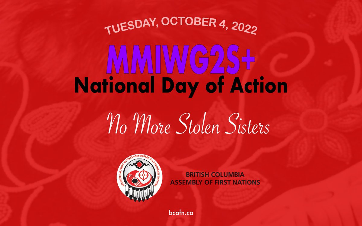 The BCAFN joins with families in calling for justice and honouring the lives of loved ones who have been murdered or gone missing. 

Read more from the BCAFN press release about this day of action: bcafn.ca/.../bcafn-supp…...