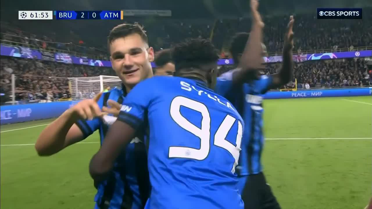 Brugge take a huge step towards the knockout stages for the first time ever thanks to Jutglá!”