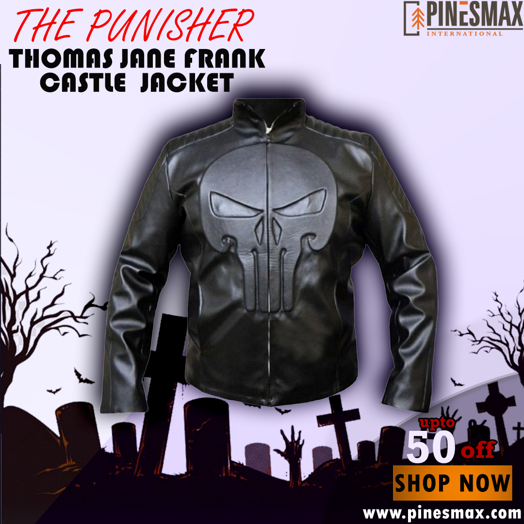 pinesmax1's tweet photo. 𝐄𝐱𝐩𝐞𝐫𝐢𝐞𝐧𝐜𝐞 𝐭𝐡𝐞 𝐧𝐞𝐰 𝐜𝐨𝐦𝐟𝐨𝐫𝐭 with || #frankcastle #thepunisher #ThomasJane #blackskull #Leatherjackets -🤩

https://t.co/7xq8TxNw3K
Info@pinesmax.com

#leatherjacket #leatherjacketstyle #onlineshopping #halloween2022 #usa #uk #canada  #jacketseason #pinesmax https://t.co/eYLTSWO78t