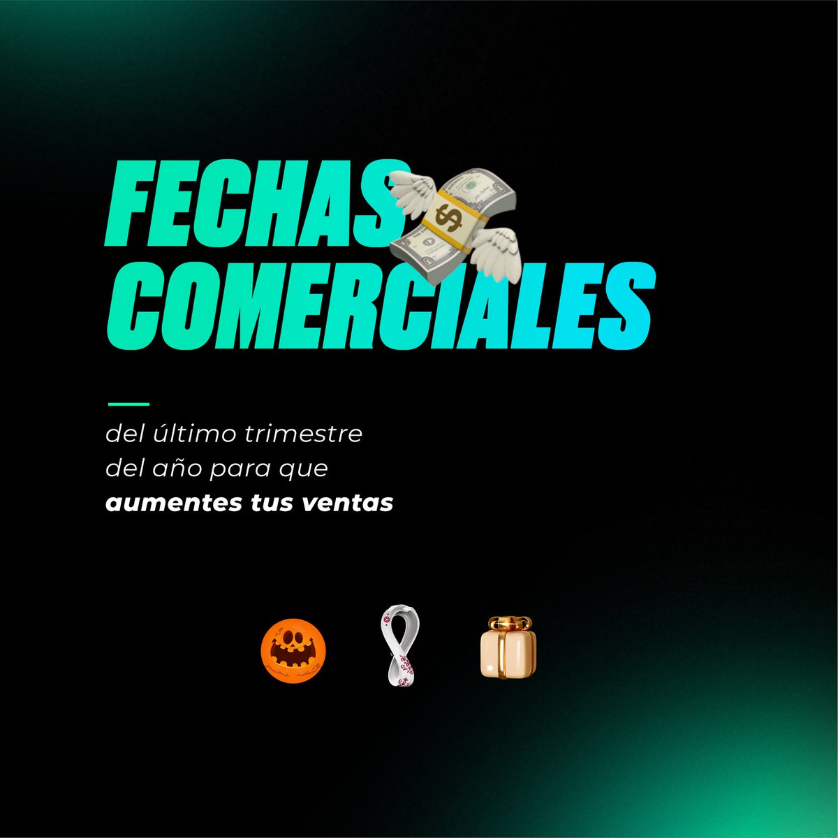 BIKY_ai's tweet photo. ¡Último trimestre del año!🤟
Recuerda que estos meses puedes vender un montón, por eso ten en cuenta las fechas comerciales más importantes en las que puedes basar tus estrategias de ventas y contenidos.🔥
#Keybe #ventas #ventasonline #topventas #masventas #phoneapps #webapps https://t.co/ymLpPzqAbU
