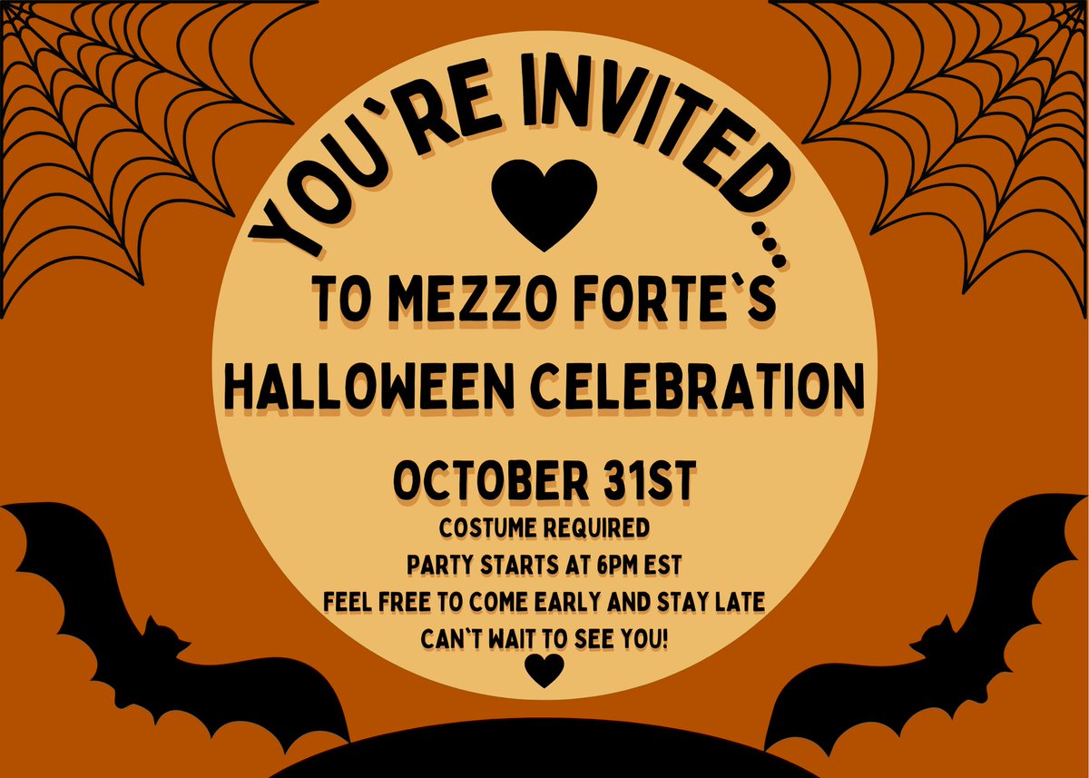 I believe the invitation speaks for itself. The party will be held at my residence, I hope to see you there.